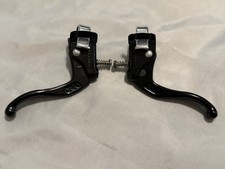 1985 DIA COMPE TECH 4 RIGHT LEFT BLACK BRAKE LEVER SET OLD SCHOOL BMX GT