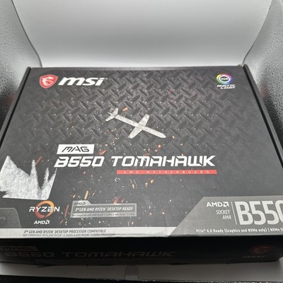 MSI MAG B550 TOMAHAWK AMD Ryzen Socket AM4 ATX Gaming Motherboard 3rd Gen...NEW