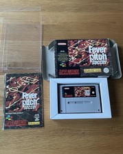 Fever Pitch Soccer SNES Complete PAL Box PAL Super Nintendo