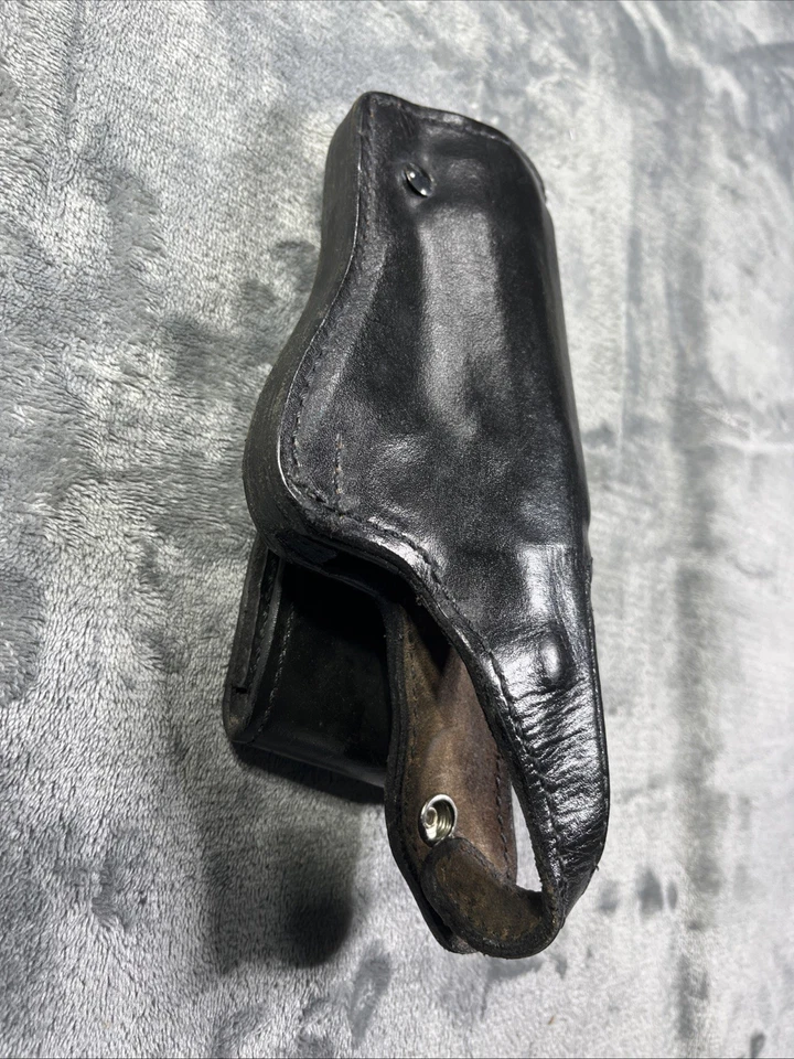 DON HUME Glock POLICE DUTY HOLSTER H738 No 26B BER 96 Left Hand Black Very Good - Image 3 of 4