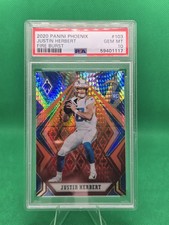 2020 Panini Phoenix - Rookies Justin Herbert #103 Fire Burst (RC)
