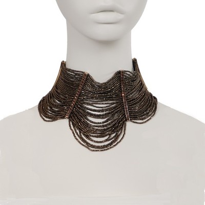 CHRISTIAN DIOR by JOHN GALLIANO c.1998 ''Maasai'' Vintage Choker Necklace / Massai