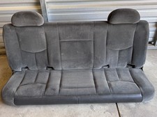 2003-07 Silverado Sierra Extended Cab Rear Cloth Bench Seat Dark Gray Charcoal