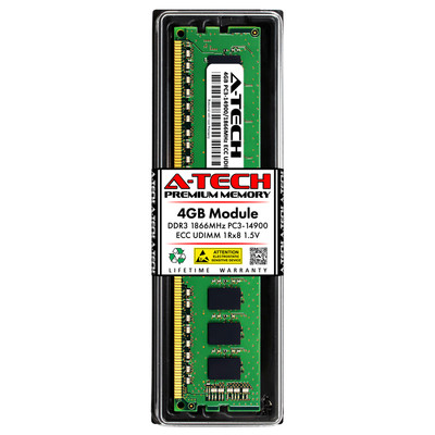 4GB 1Rx8 PC3-14900E ECC UDIMM Intel R2208GZ4GS9 R2312SC2SHGR S2600IP4 Memory RAM