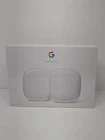 Google Nest Wifi Pro Wi-Fi 6E Router Mesh System - Snow (2-Pack) NEW SEALED 