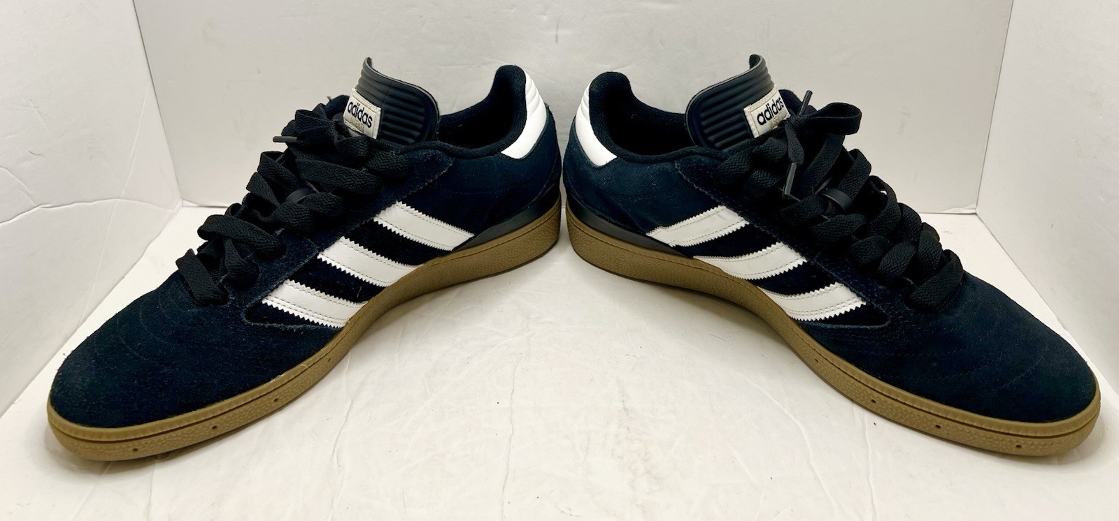 RARE🔥 Adidas Busenitz PRO Black/White/Gold Gum Skate Shoes Men’s Size 8 image 4