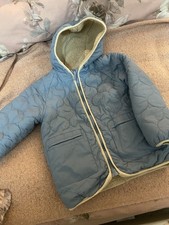 M&S Boys Reversible Coat Age 6-7 Years