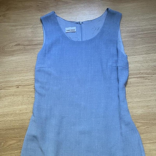 Women Gerry Weber Dress Blue Polyester 36 / S / 44