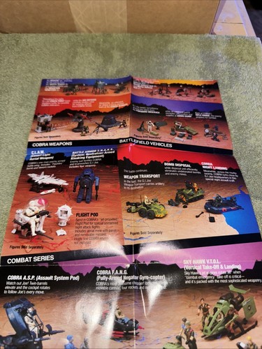 1985 GI-Joe Brochure/ Toy Catalog Booklet Hasbro ARAH Vintage Original - Picture 6 of 11