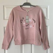 Pact organic cotton slouchy pullover sweatshirt small new womens
