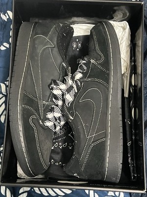 Air Jordan 1 Low Travis Scott Black Phantom Size 9