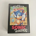 Sonic The Hedgehog (Sega Genesis, 1991) Not For Resale CIB