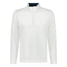 Adidas Dwr Quarter Zip Golf Sweatshirt White