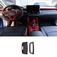 Black Wood Grain Fit For Benz V~Class Car Top Roof Outlet Vent 17~20 Cover Trim