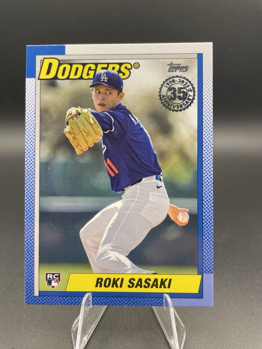 2025 Topps Series 2 ROKI SASAKI 1990 35th Anniversary Rookie RC