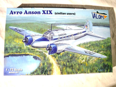 1:72 Valom Avro Anson XIX Civilian Users Markings 4/2 Versions # 72170
