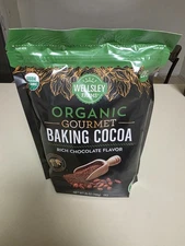 WESLEY FARMS ORGANIC GOURMET BAKING COCOA POWDER - 25OZ - 116 SERVINGS -EXP 6/27