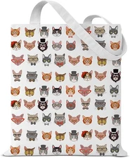 Cat Lover Tote  Bag - Large Canvas -  New