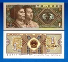China P-881 One Jiao 1980 Uncirculated Banknote