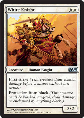WHITE KNIGHT Magic 2011 MTG Magic the Gathering Cards DJMagic - Picture 1 of 1