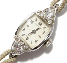 Hamilton 14K White Gold Diamond BIGGS Ladies ...