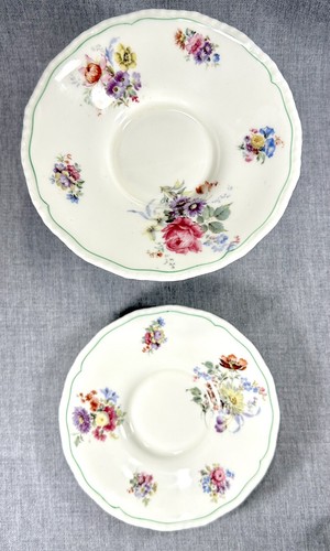 (2) HTF VTG Royal Doulton Floral pattern tea cup/saucer set, England V877 - Picture 4 of 11