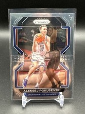 2021 Panini Prizm Aleksej Pokusevski Basketball Card #225 Oklahoma City Thunder
