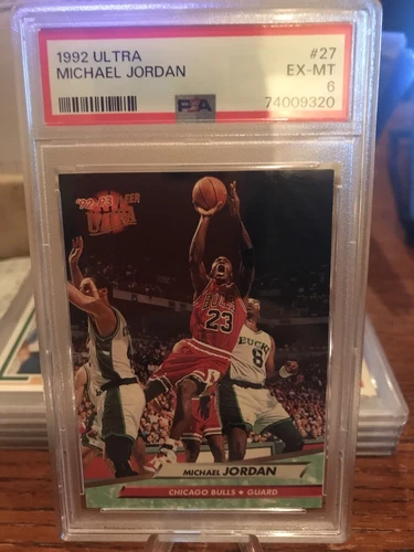 1992 Ultra Michael Jordan #27 PSA 6 EX-MT HOF
