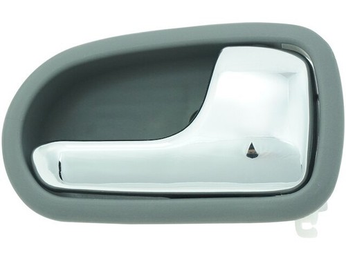 Interior Door Handle In Chrome & Light Brown For 1995-2003 Mazda Protege – Front Or Rear Right Side