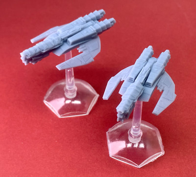 Cyberbot Empire Nemesis Corvette Ships (Set of 2) Wargame Miniatures