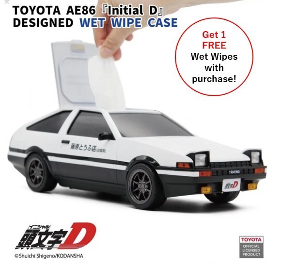 AE86 Initial D DESIGNED WET WIPE CASE ＋β Initial D Toyota AE86 Wet Wipe Case Fujiwara Tofu Shop Official