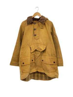 Barbour Longshoreman Oiled Jacket Pullover Camel Vintage 90s Size L Japan