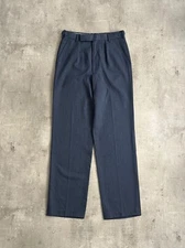 Pantalon Militaire de Couture Uniforme Britannique Air Force en Laine Bleu W32