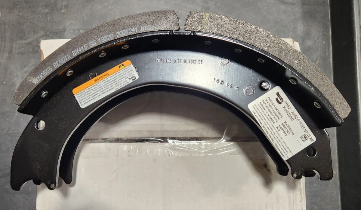 GENUINE BENDIX K091343 DRUM BRAKE SHOE/LINING | eBay