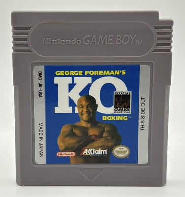 George Forman s KO Boxing (Nintendo GameBoy) Retro | Vintage Video Game - Tested