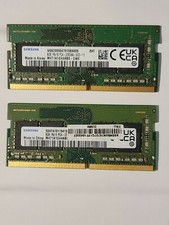Samsung 16gb 2x8gb PC4 25600 DDR4 3200 M471A1G44AB0 1Rx16 Laptop Memory