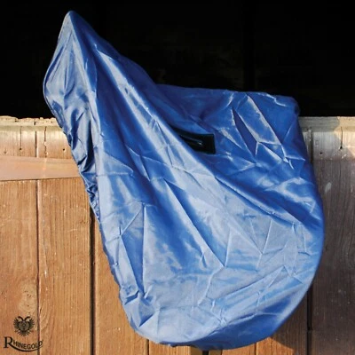 Wasserdichter Ride On Sattelbezug von Rhinegold Equestrian - Schwarz oder Navy Einheitsgröße - Bild 1 von 4