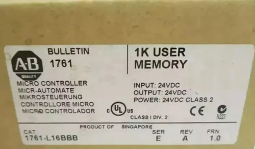 New Factory Sealed Allen-Bradley 1761-L16BBB MicroLogix 1000 16 Point Controller