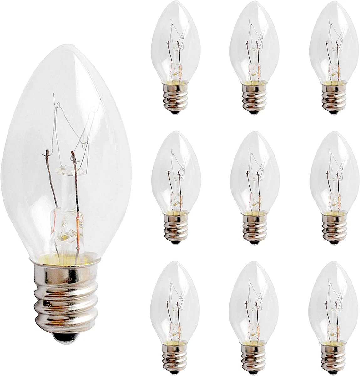 Scentsy Bulb,10 Pack Wax Warmer Light Bulbs 15W,Replacement Bulbs for  Himalayan