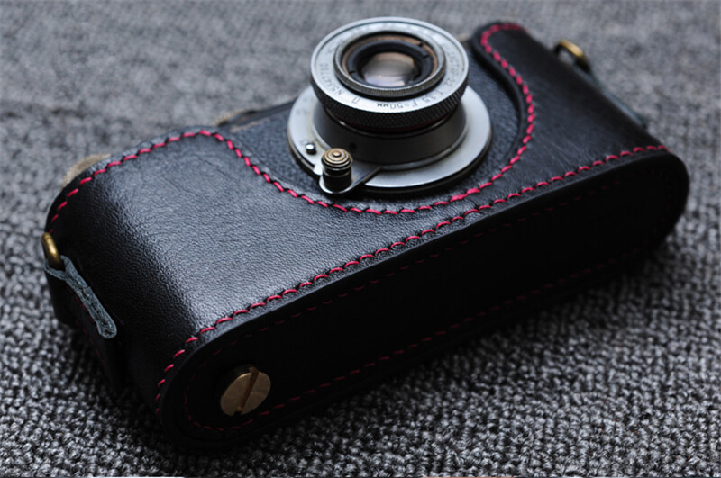 Funper Leica I Half Case Handmade Genuine Leather Camera Retro