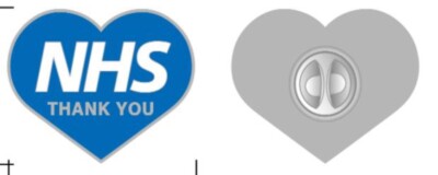 Enamel Flower Badge NHS Flower Badge - Blue Enamel Pin For Nurses, Doctors, Carers, HCAs, Porters (Support Keychain) Healthcare Worker Badge - Foto 12