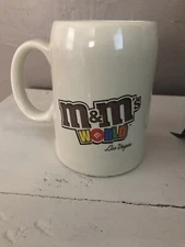 LARGE M & M 2007 LAS VEGAS M WARE 5" TALL BEER/COFFEE  MUG