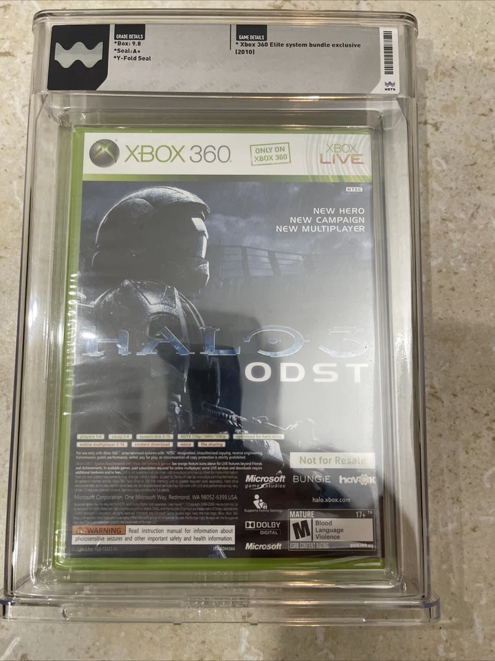 Halo 3 ODST y Forza 3 NFR Elite Xbox 360 Clasificado WATA 9.8 A+ Foto 2 de 2