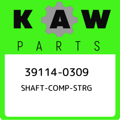 39114-0309 Kawasaki Shaft-comp-strg 391140309, New Genuine OEM
