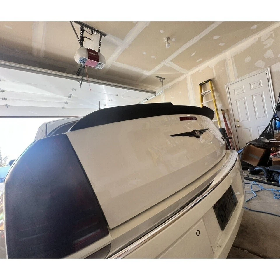 Flat Black 255YC Trunk Spoiler Wing Fits 2005~2010 Chrysler 300 300C SRT8 Sedan - Изображение 2 из 4