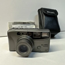 Bell & Howell PZ2000 35-70mm Zoom Point Shoot Camera Case Manual Battery TESTED