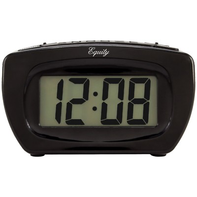 31015 Equity by La Crosse Battery Powered Super-Loud LCD Digital Alarm Clock