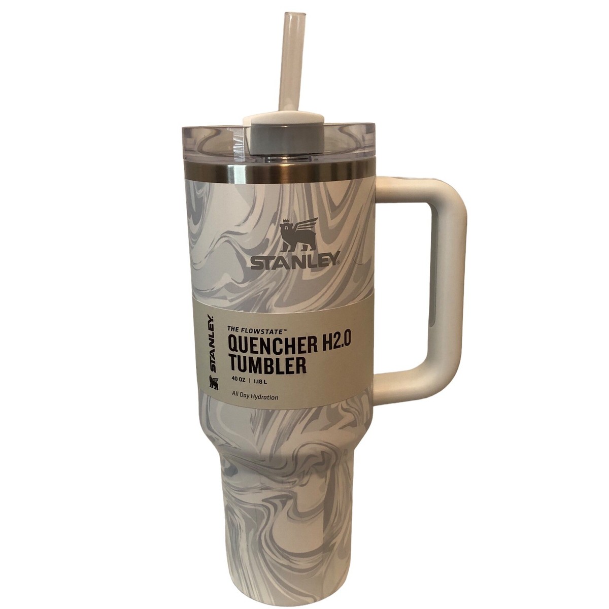 NEW *SHIPS NOW* STANLEY QUENCHER 40 OZ TUMBLER CUP POLAR SWIRL!!