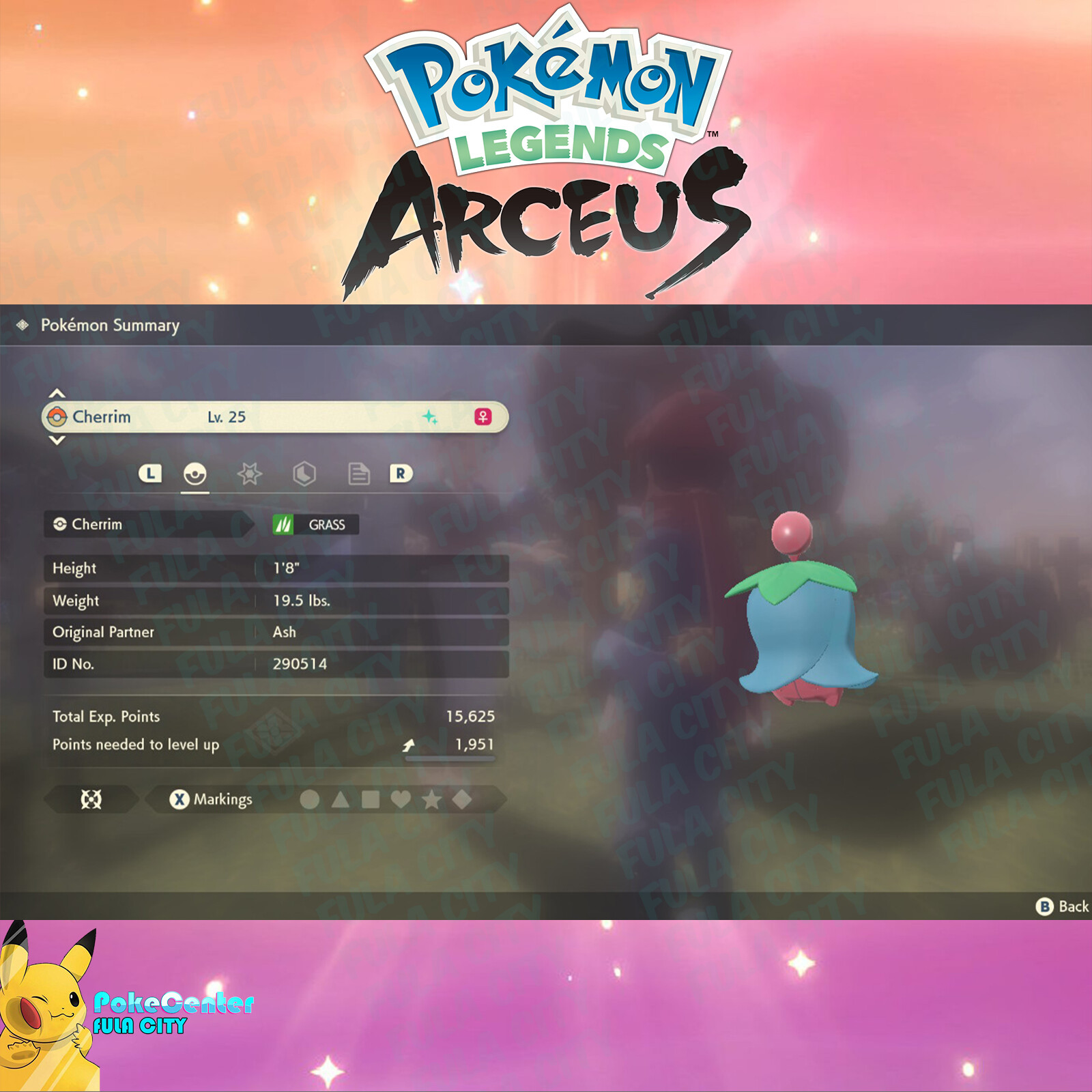 💚Shiny Cherrim ✨Pokémon Legends: Arceus 💙10 Effort 6EV 🟢 Alpha? Ask! |  eBay