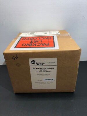 Beckman Coulter Cat No 140504 Titer Plate 96 Well 2 mL Capacity Per Well